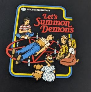 Let's Summon Demons Children's Activities  Darth Humor Black Tee Large